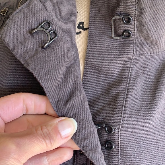 Anthropologie Love Sam Beaded Cargo Jacket - Picture 9 of 16